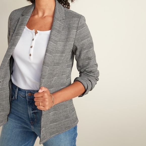 Old Navy Jackets & Blazers - BRAND NEW!!! Plaid Blazer